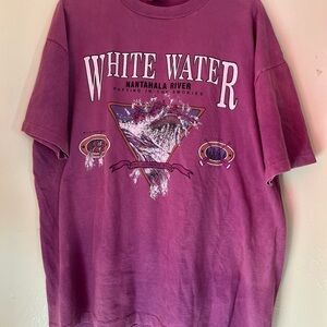 vintage 1991 san seagal water rafting tennessee made in usa 100% cotton xl